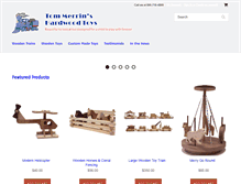 Tablet Screenshot of hardwoodtoys.com
